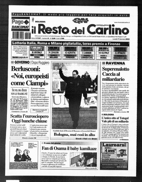 Il Resto del Carlino : giornale dell'Emilia